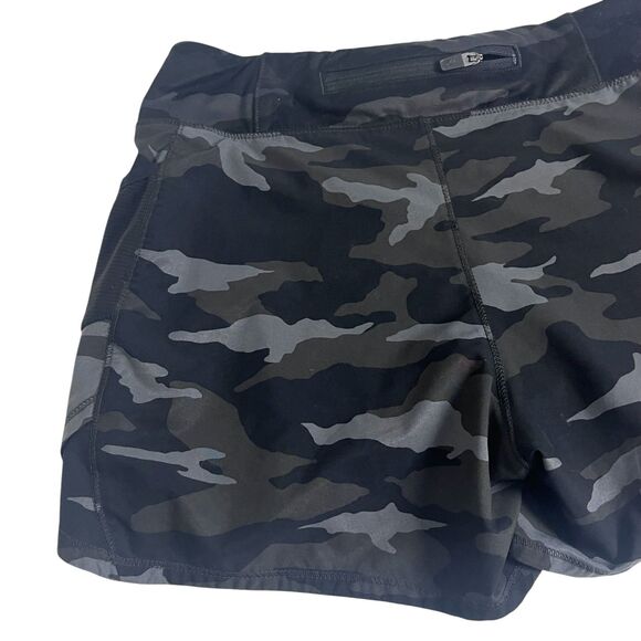 Athleta Girl Large 12 Shorts Record Breaker 3" Camo Athletic Back Pocket - Picture 9 of 11